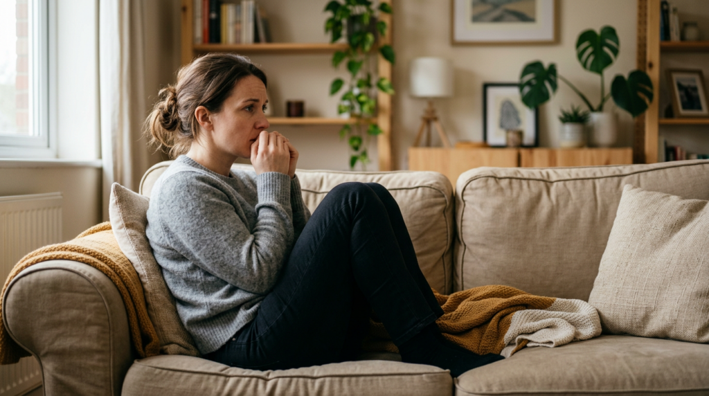 Crises d'angoisse et anxiété : comment le magnétisme à distance peut vous aider à retrouver votre calme personne angoissee